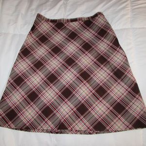 Like New Plaid Skirt